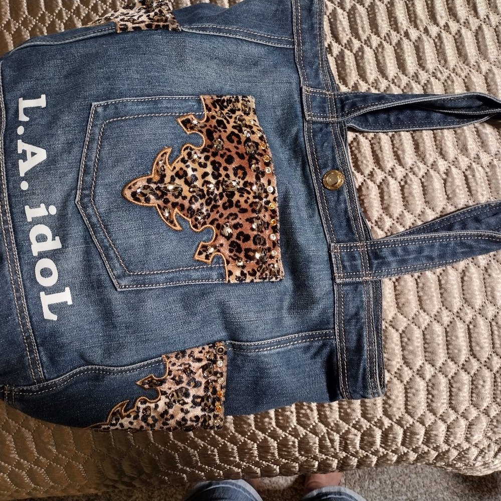 LA IDOL DENIM TOTE